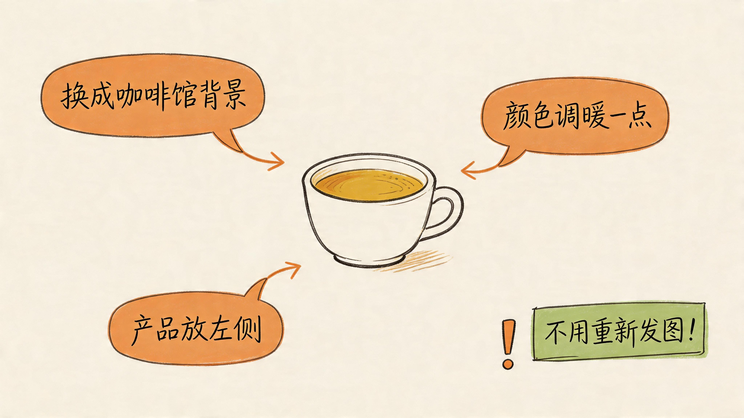 连续对话改图——不用重新发图