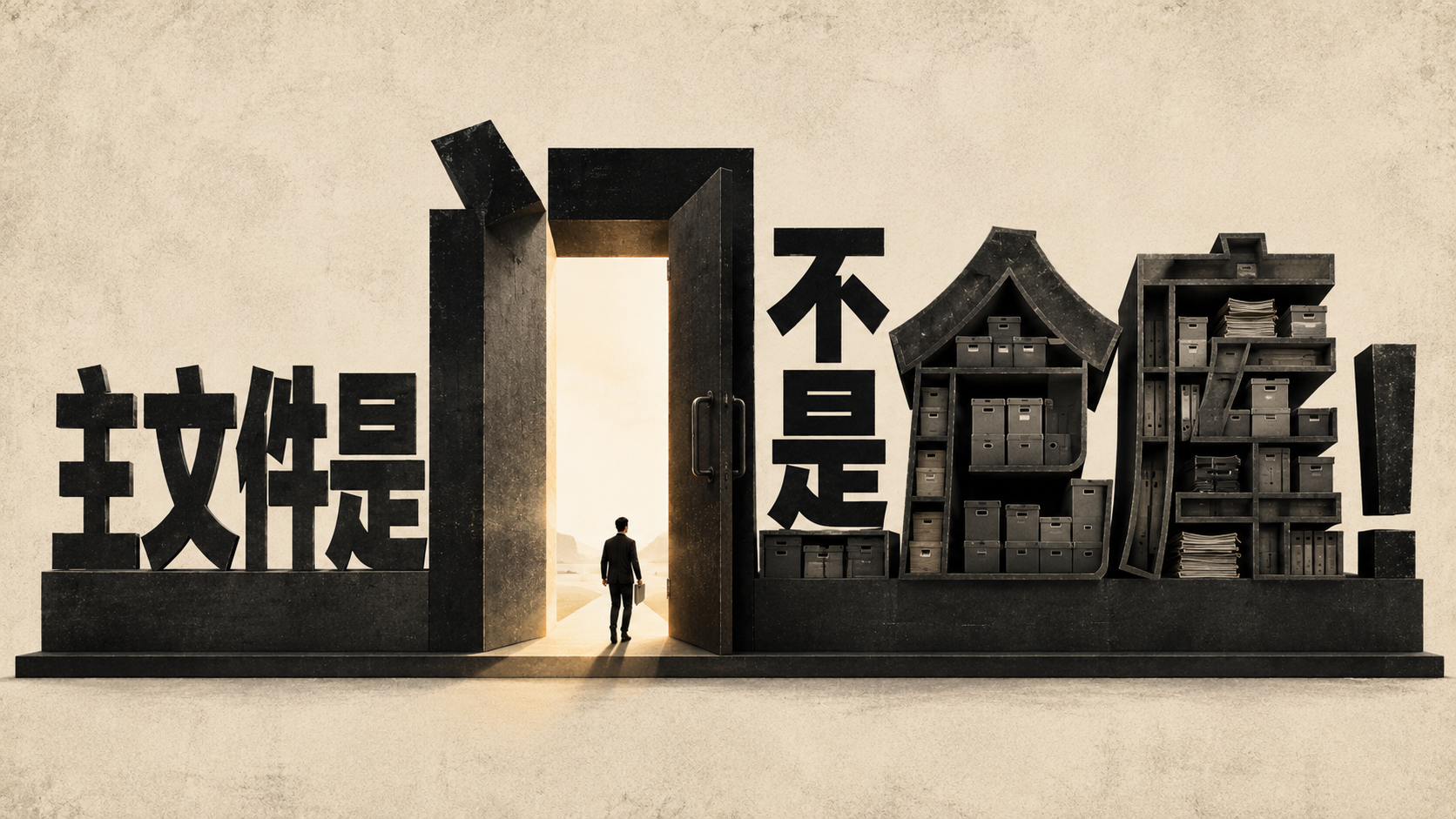 主文件是门，不是仓库