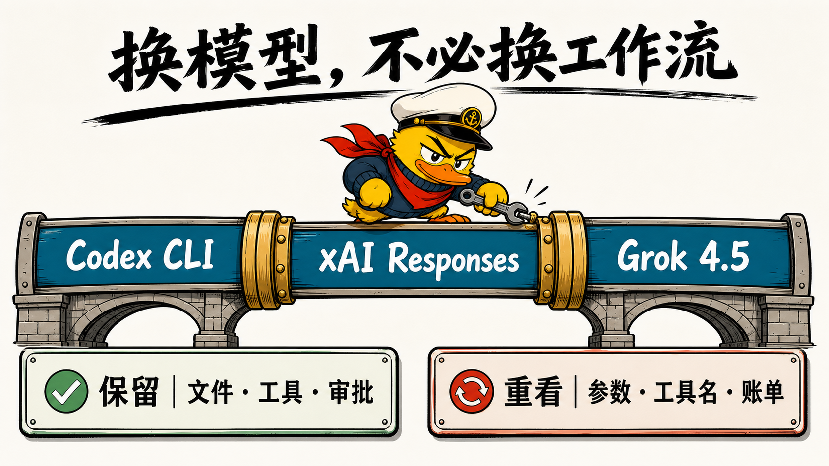 换模型,不必换工作流