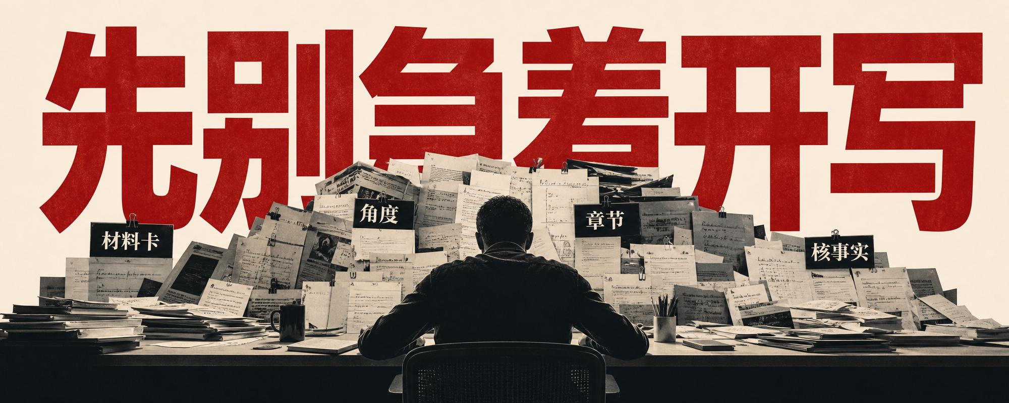 先别急着开写
