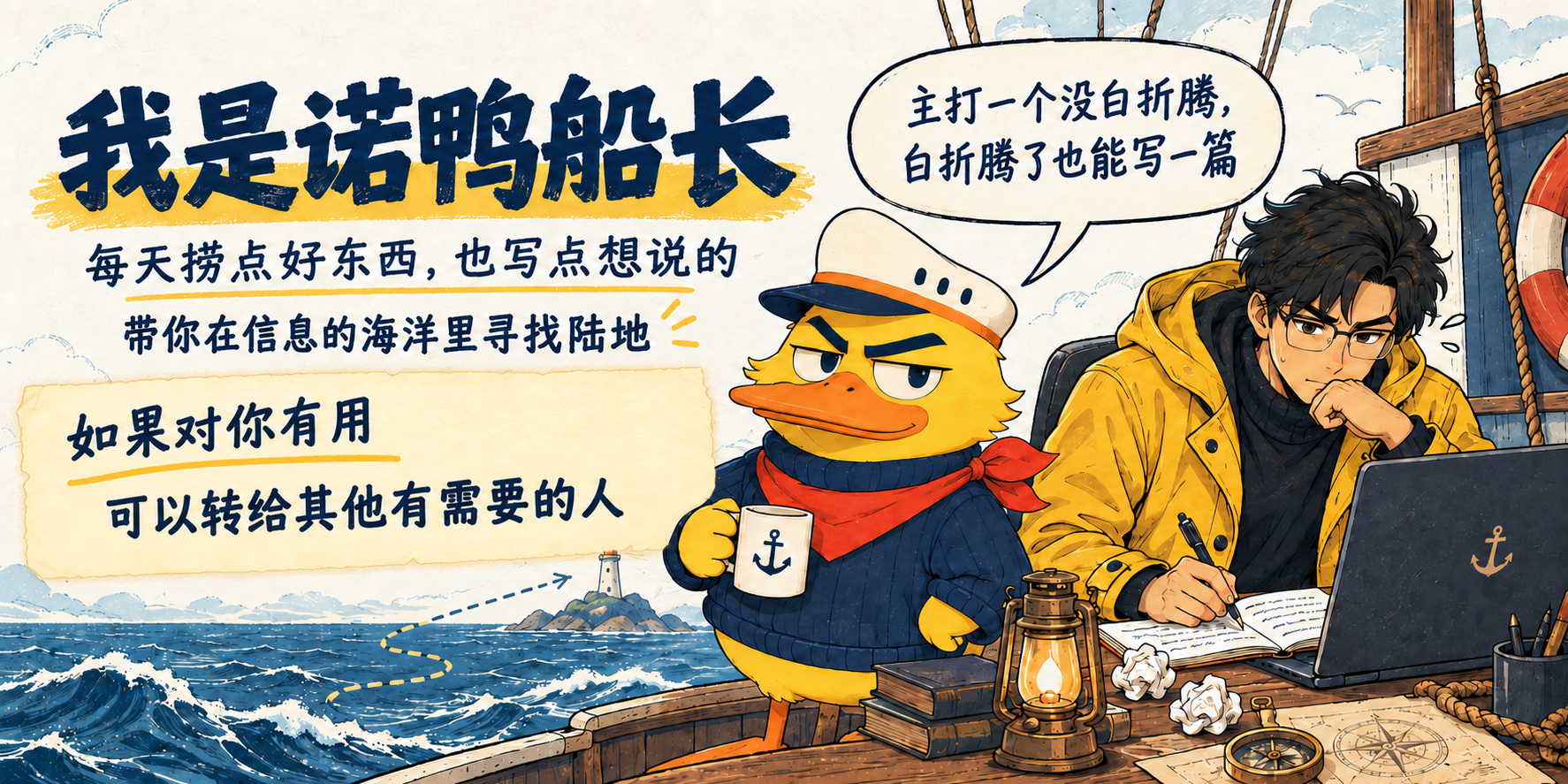 诺鸭船长固定结尾图